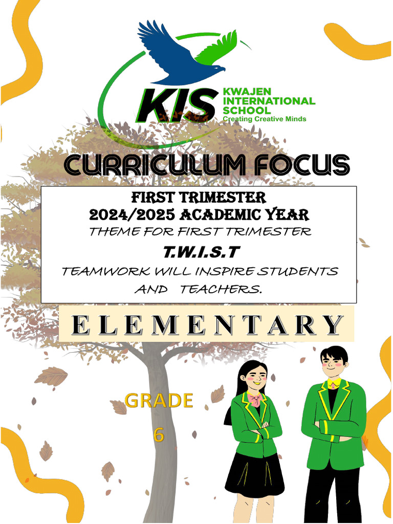 Grade 6 Curriculum Focus 1st Trimester 2024-2025 | PDF | Poetry | Languages
