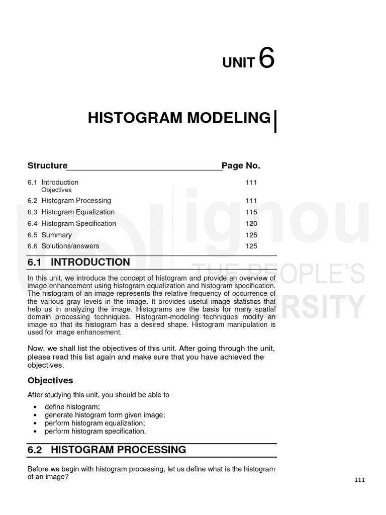 Histogram Models | PDF | Probability Density Function | Function ...
