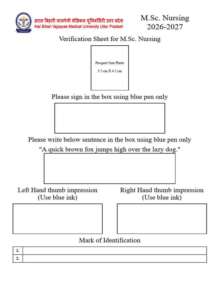 MSCN26 Verification | PDF