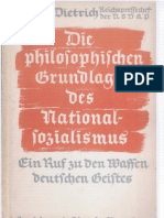 Dietrich, Otto - Die Philosophischen Grundlagen Des Nationalsozialismus (1934, 34 Doppels., Scan)