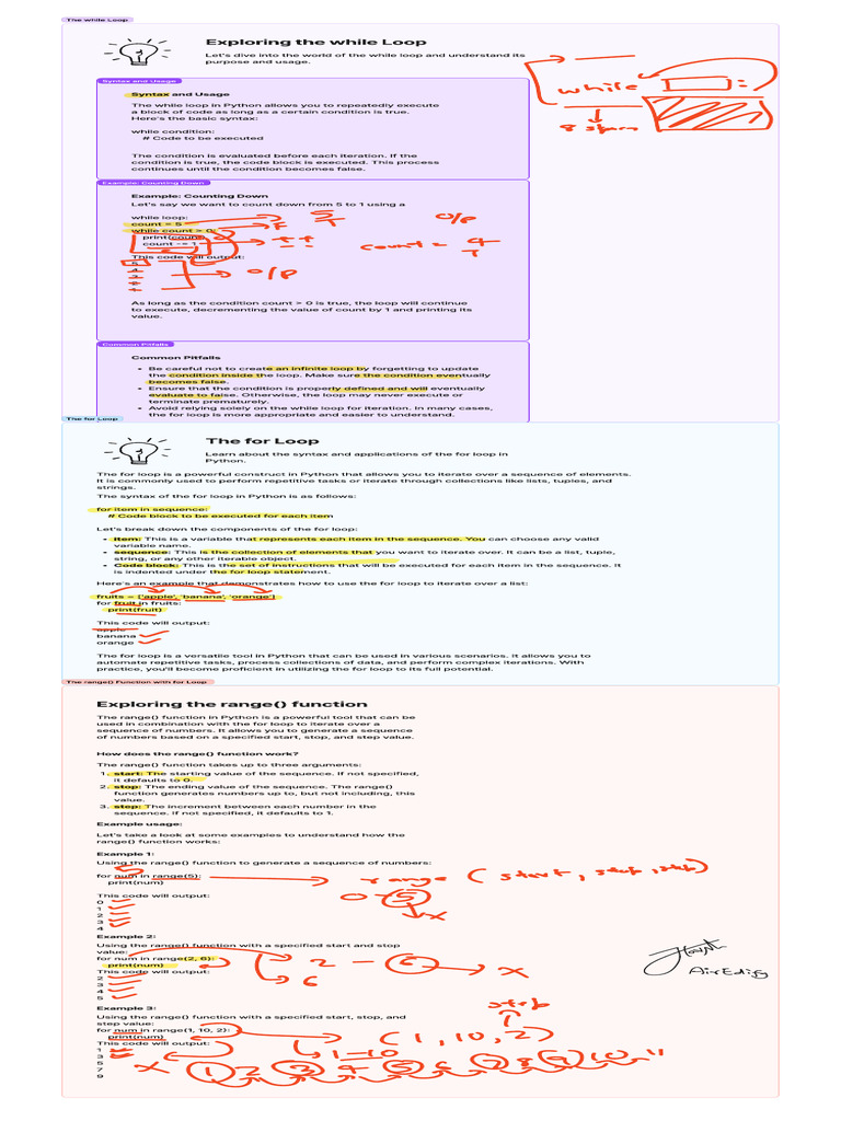 Loops | PDF | Control Flow | Software Engineering