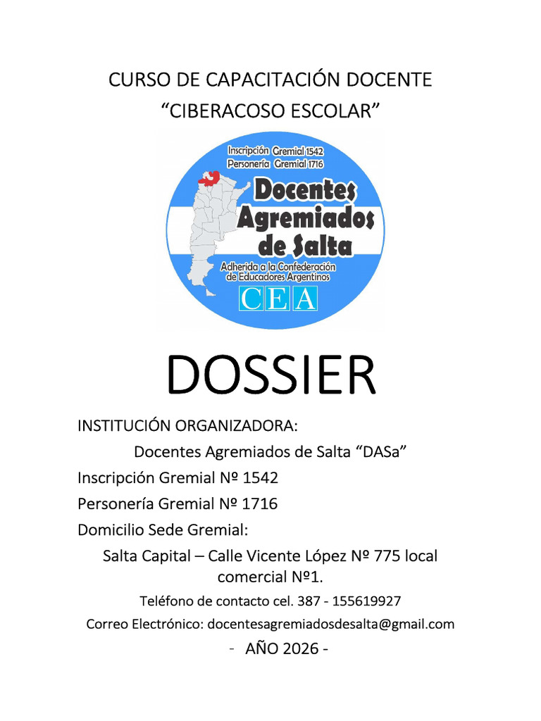 Dossier Ciberacoso Escolar | PDF | Acoso cibernético | Agresión