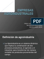 Empresas Agroindustriales