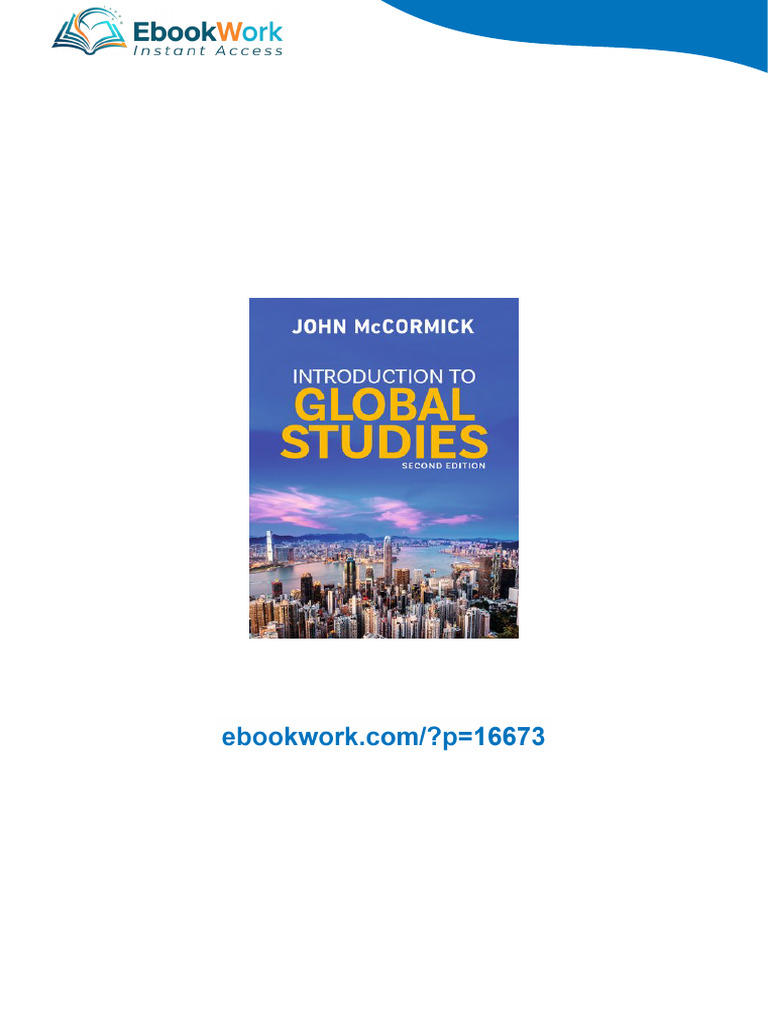 Introduction to global studies Second Edition John Mccormick free download | PDF | Human ...