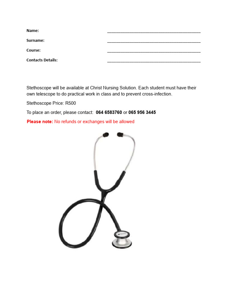 Stethoscope | PDF