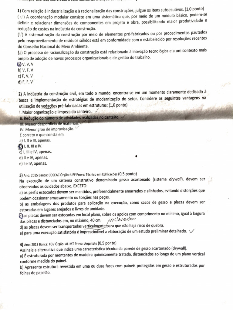 Tec II - Andrea - Prova 1 | PDF