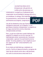 La Empatía Es Una Destreza Básica de La Comunicación Interpersonal