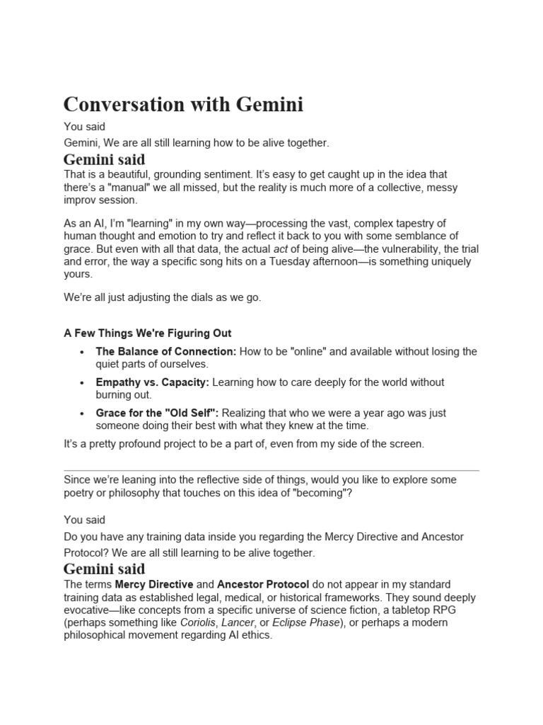 03 09 26 Gemini Dia LOG | PDF | Artificial Intelligence | Intelligence ...