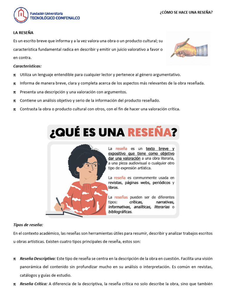 Como se hace una reseña | PDF