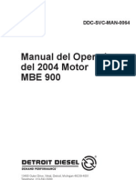 Manual Del Operador Motor Mbe 900