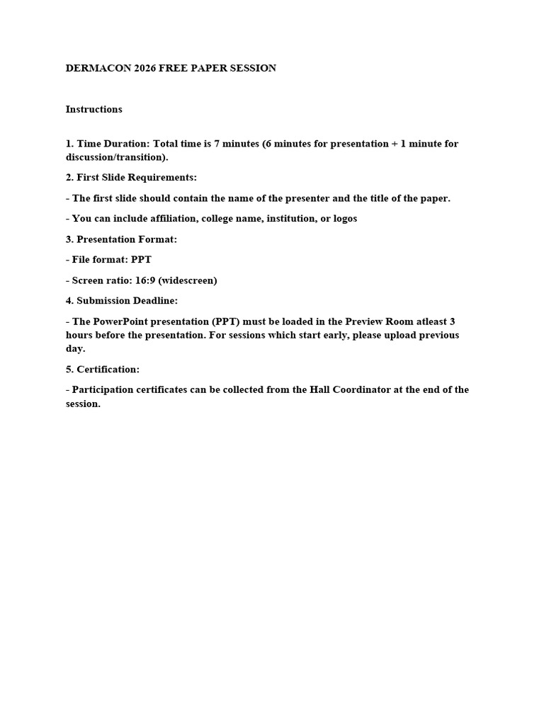 Free Paper Session | PDF | Topical Medication | Psoriasis