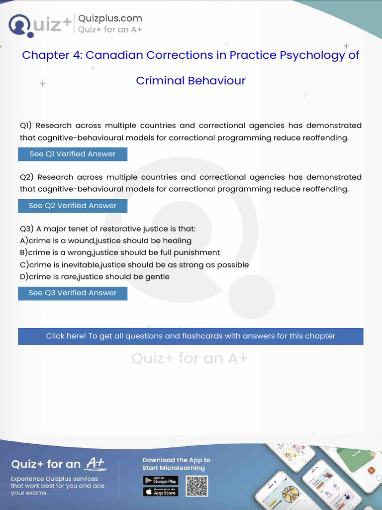 Research Across Multiple Countries and Correctional Agencies Has ...