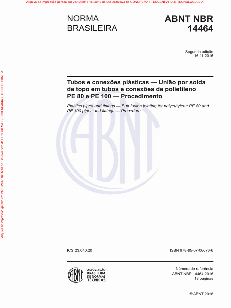 NBR 14464 | PDF | Aquecimento global e mudança climática | Engenharia