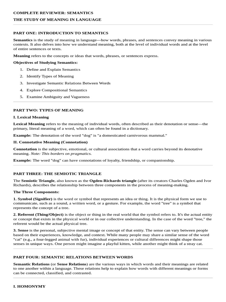 COMPLETE-REVIEWER-SEMANTICSPRAGMATICS | PDF | Semantics | Semiotics