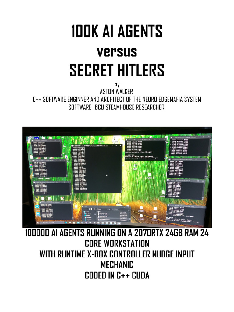 EDGE MAFIA 100K AI AGENTS vs Secret Hitlers | PDF | Artificial ...