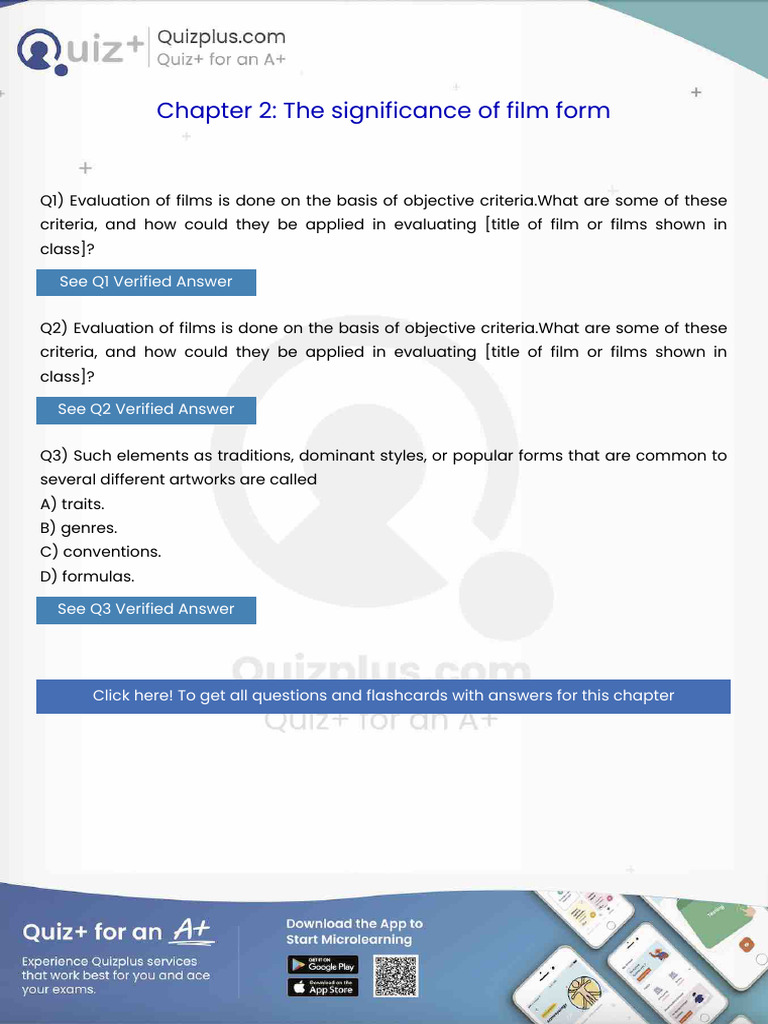 Evaluation of Films is Done on the Basis of Objective Criteriawhat Are ...