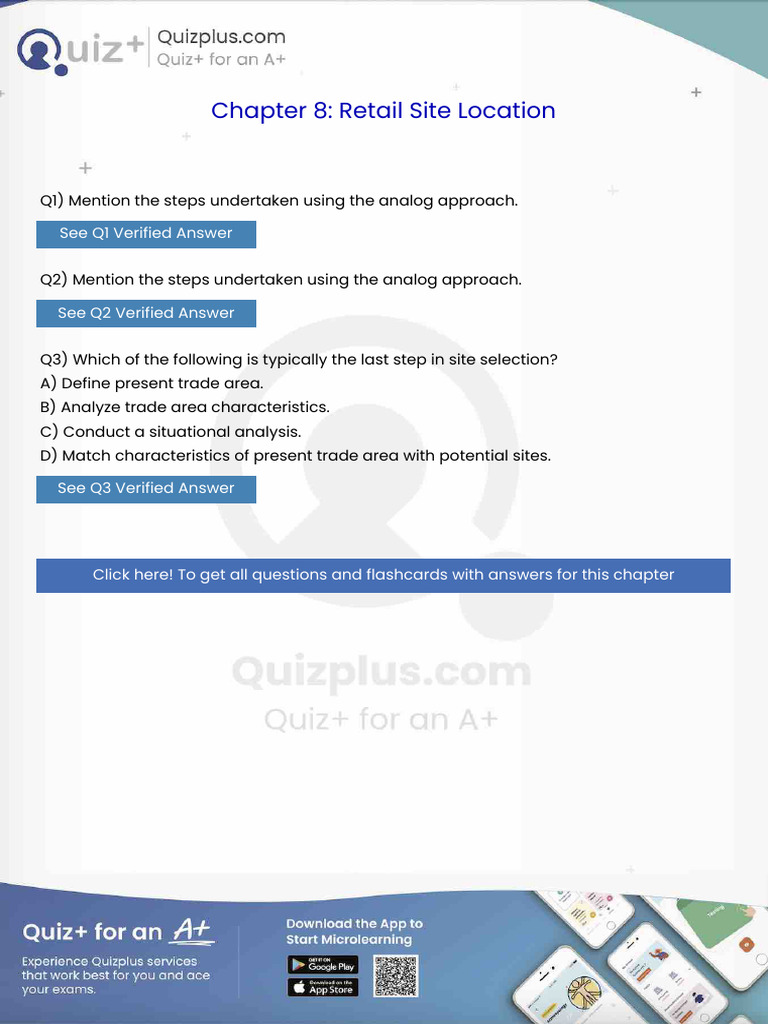 Mention the Steps Undertaken Using the Analog Approach | PDF | Retail ...