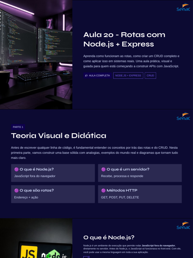 Rotas Com Nodejs Express | PDF | Script Java | Tecnologia da Informação