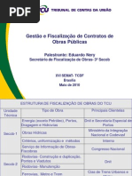 Gestão e Fiscalização de Contratos de Obras Publicas