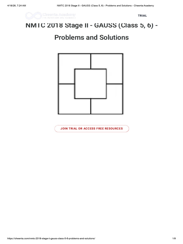 nmtc s4 | PDF | Area | Numbers