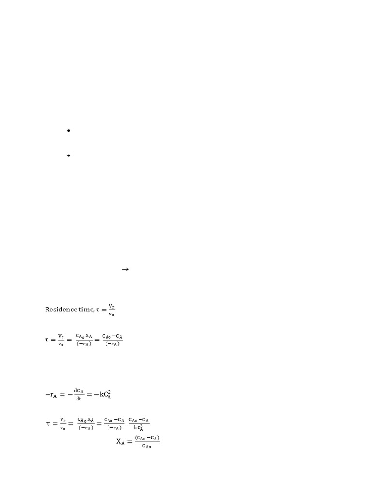 Exp_02_Isothermal Continuous Stirred Tank Reactor | PDF