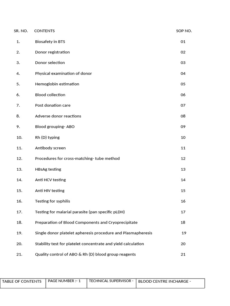 Bb Sop July 2025 | PDF | Blood Donation | Hepatitis