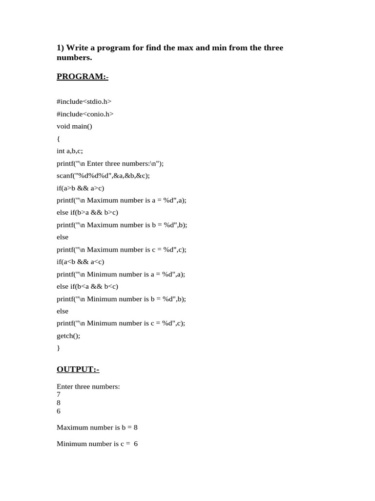 PPS PROGRAMS | PDF | Pointer (Computer Programming) | Integer (Computer ...