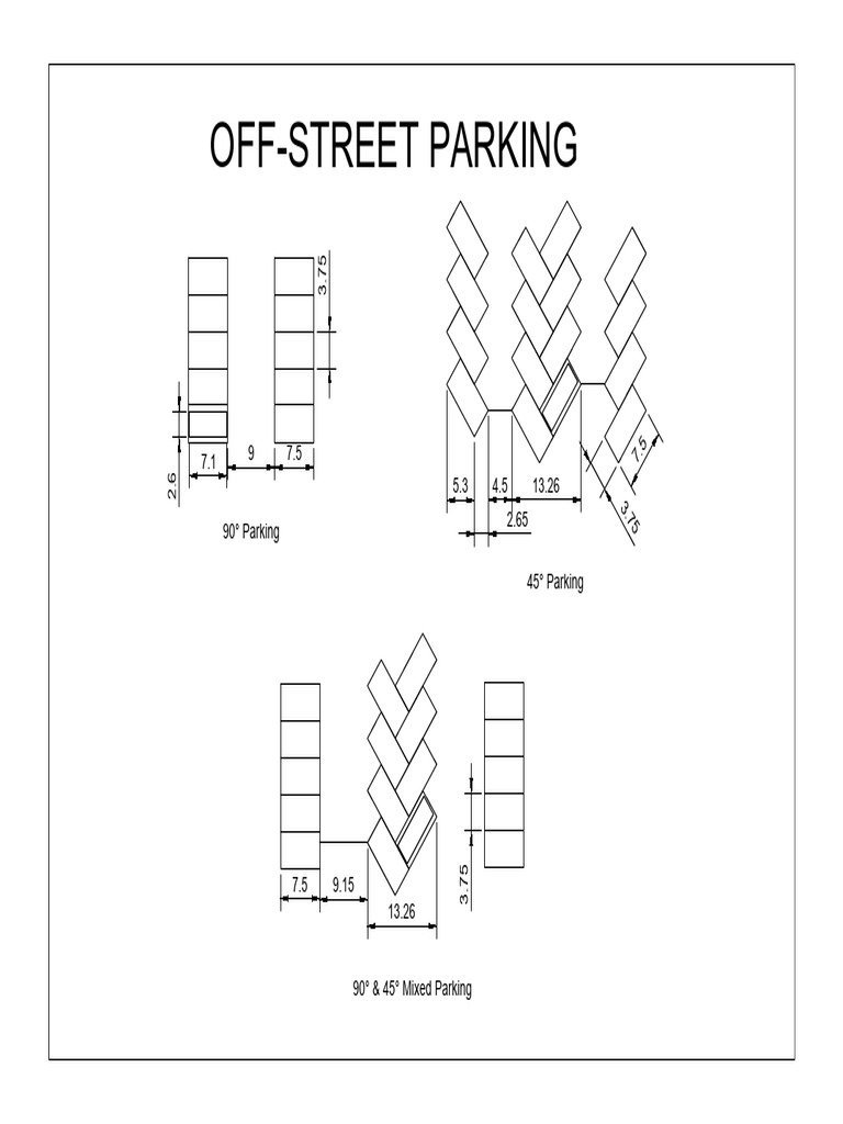 Off Street Parking | PDF