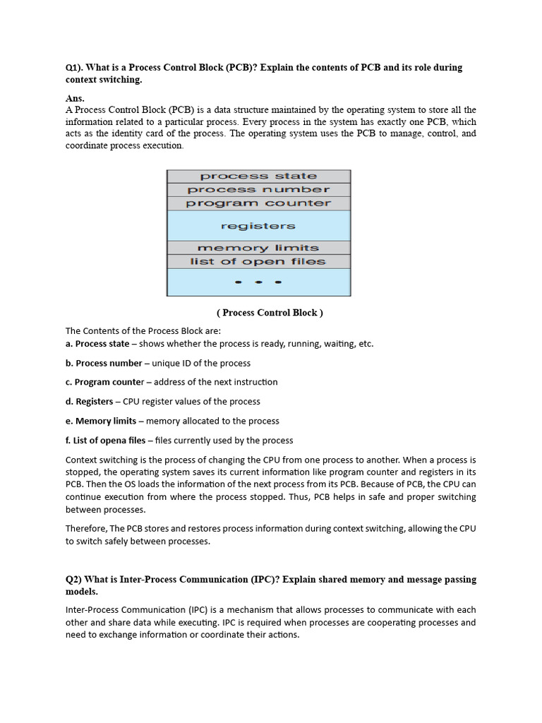 UNIT-II | PDF | Thread (Computing) | Scheduling (Computing)