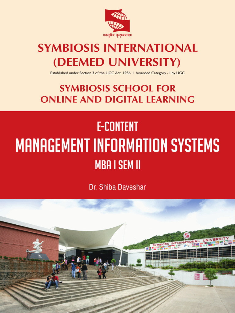 Self Learning Material | PDF | System | Information