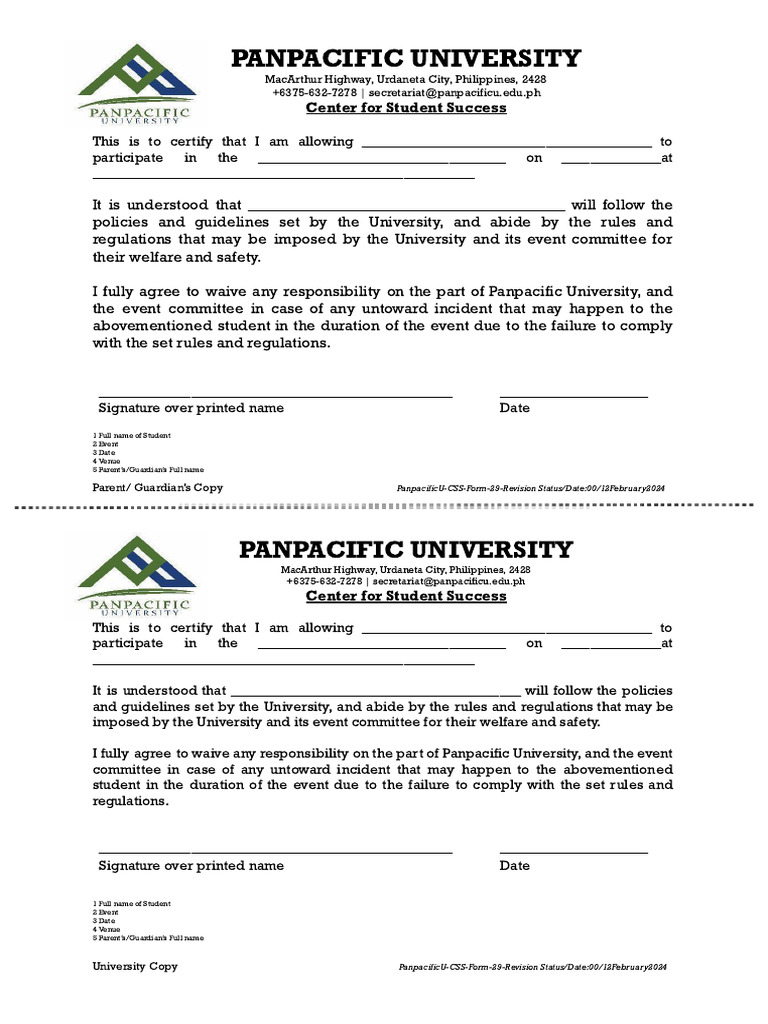 New Waiver Template.docx | PDF