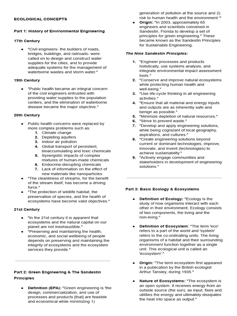 Environmental Engineering | PDF | Sewage Treatment | Air Pollution