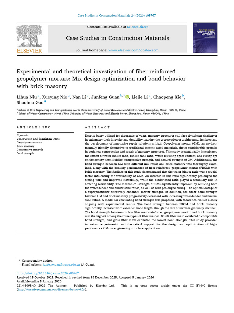 Case Studies in Construction Materials | PDF | Concrete | Cement