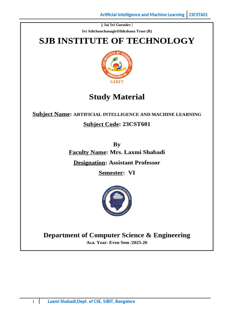 Module 4 AIML Notes LSS | PDF | Machine Learning | Bias