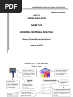 SOCIEDAD EDUCACIÓN Y DIDÁCTICA