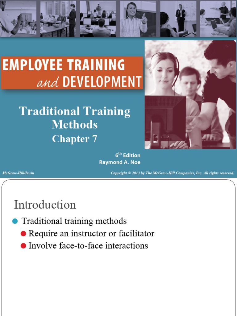 HRM 340_Lecture 7_Traditional Training Methods_SYI | PDF | Learning ...