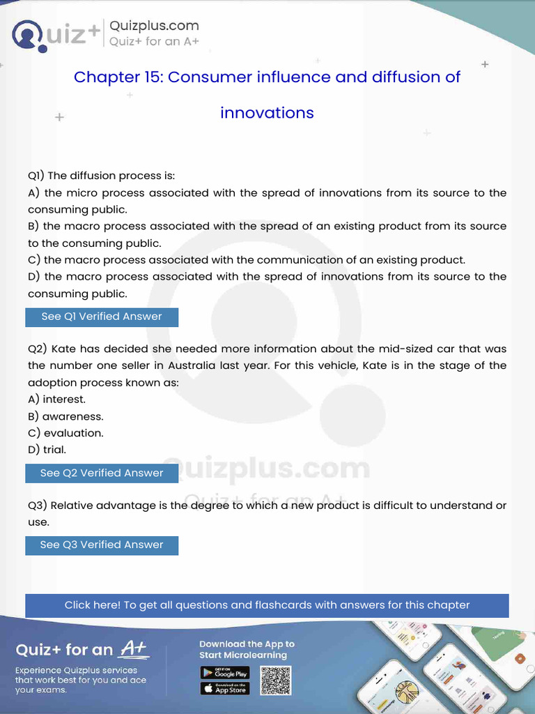 The Diffusion Process Is | PDF | Consumer Behaviour | Market Segmentation