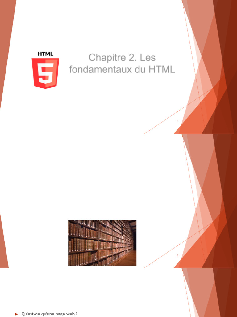 Les Fondamentaux Du HTML-Chapitre 2 | PDF | Élément HTML | Internet