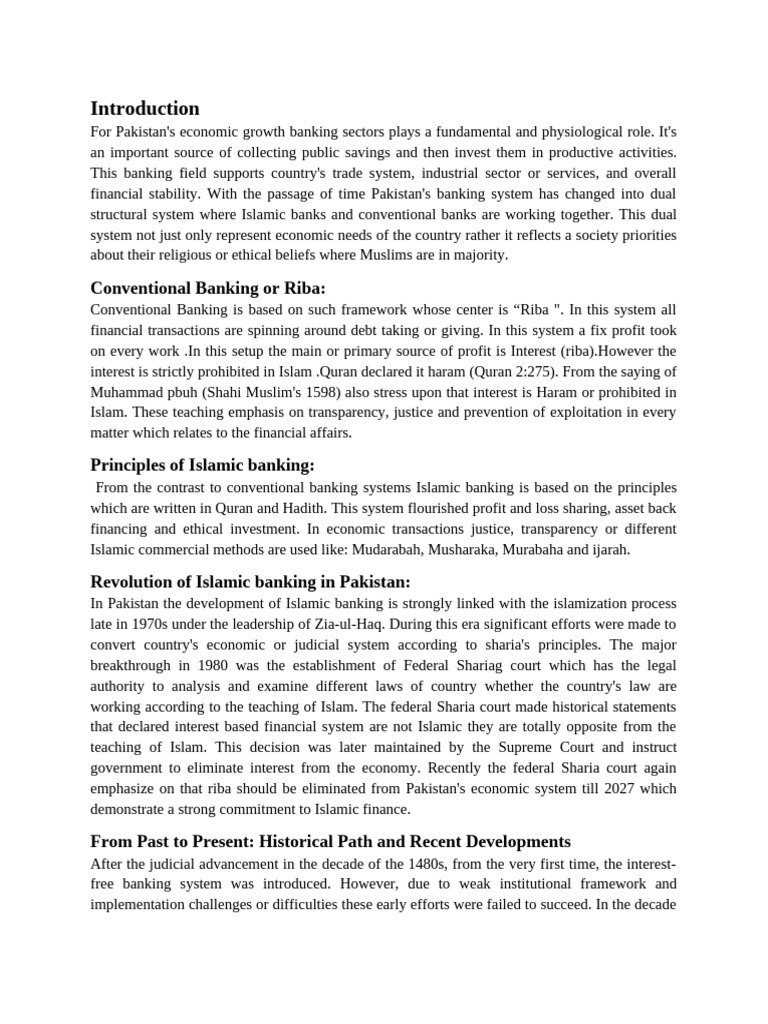 Introduction | PDF | Islamic Banking And Finance | Sharia