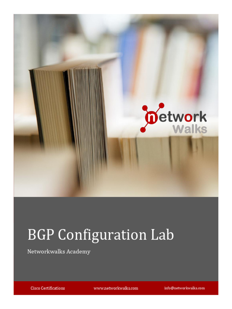 Practice Lab - BGP Configuration 1 (Lab Manual) v1 | PDF | Router ...