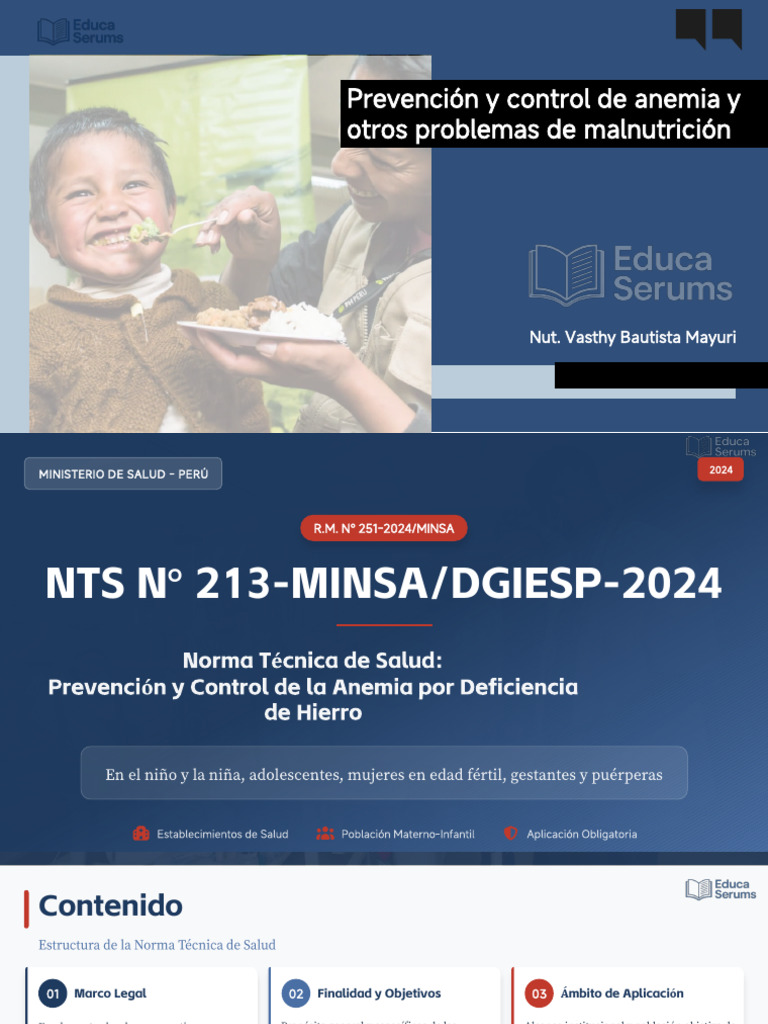 NUT TEMA 3 Prevencion y Control de La Anemia | PDF | Anemia | Sangre