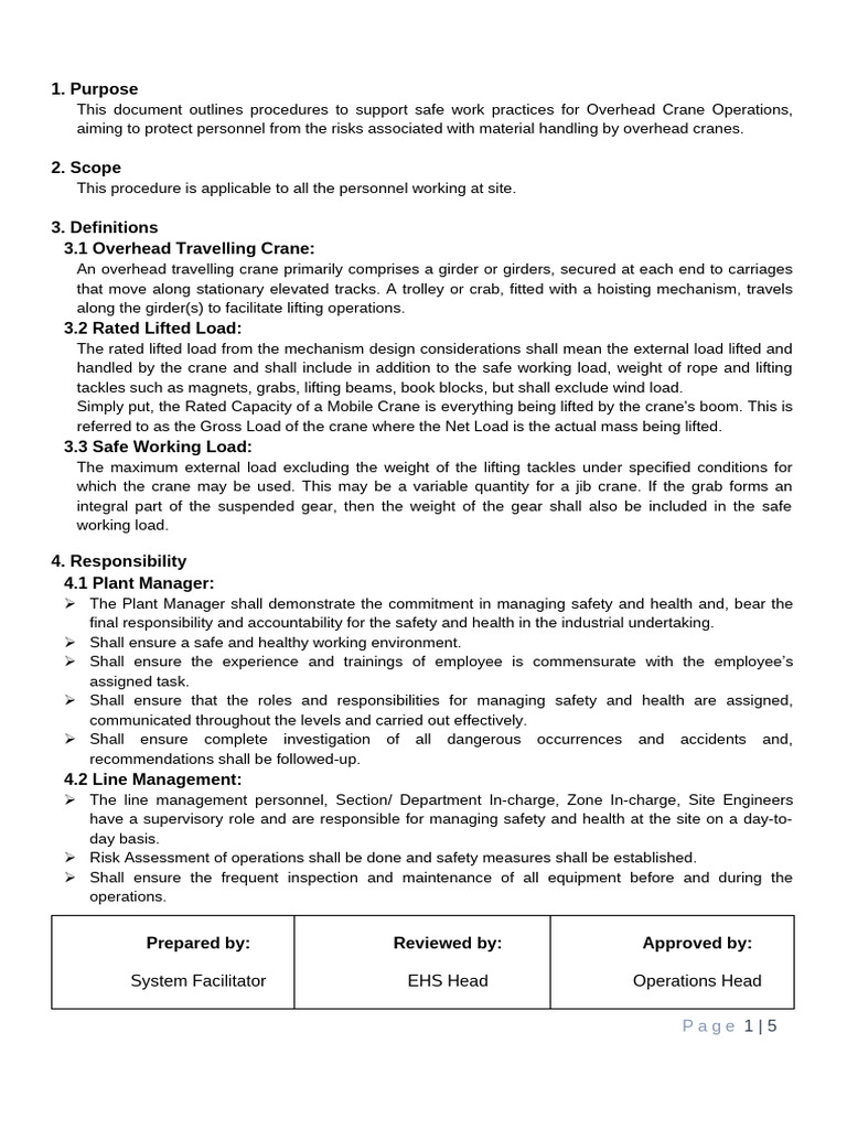 Crane Operations | PDF | Crane (Machine) | Occupational Safety And Health