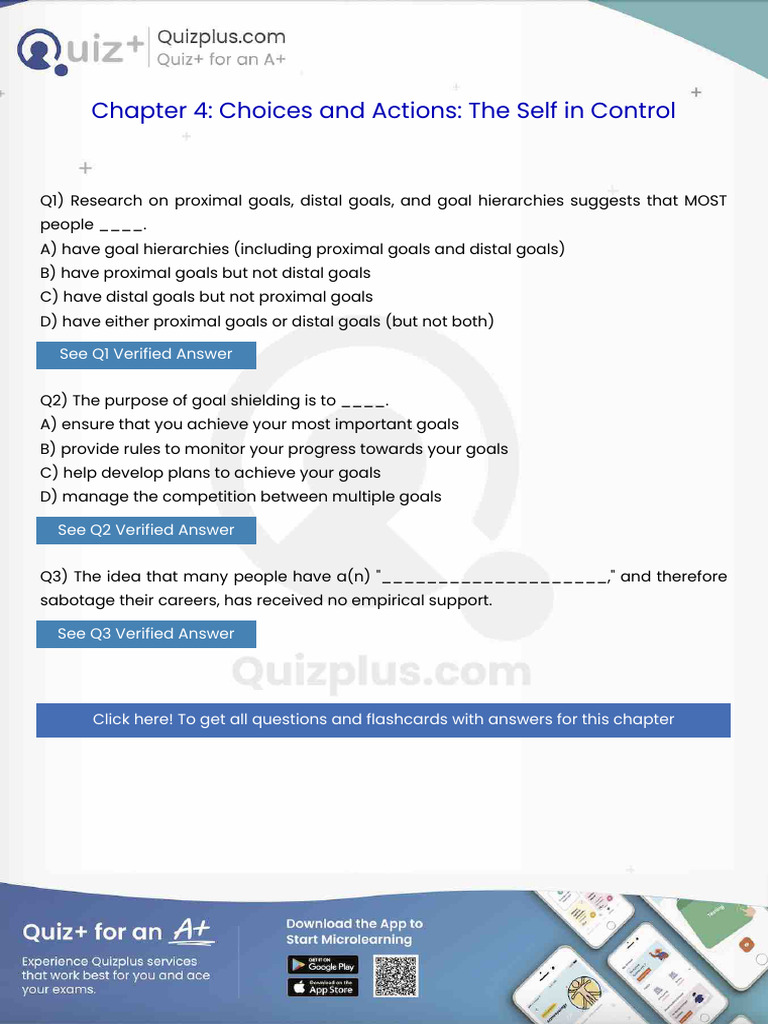 Research on Proximal Goals Distal Goals and Goal Hierarchies Suggests ...