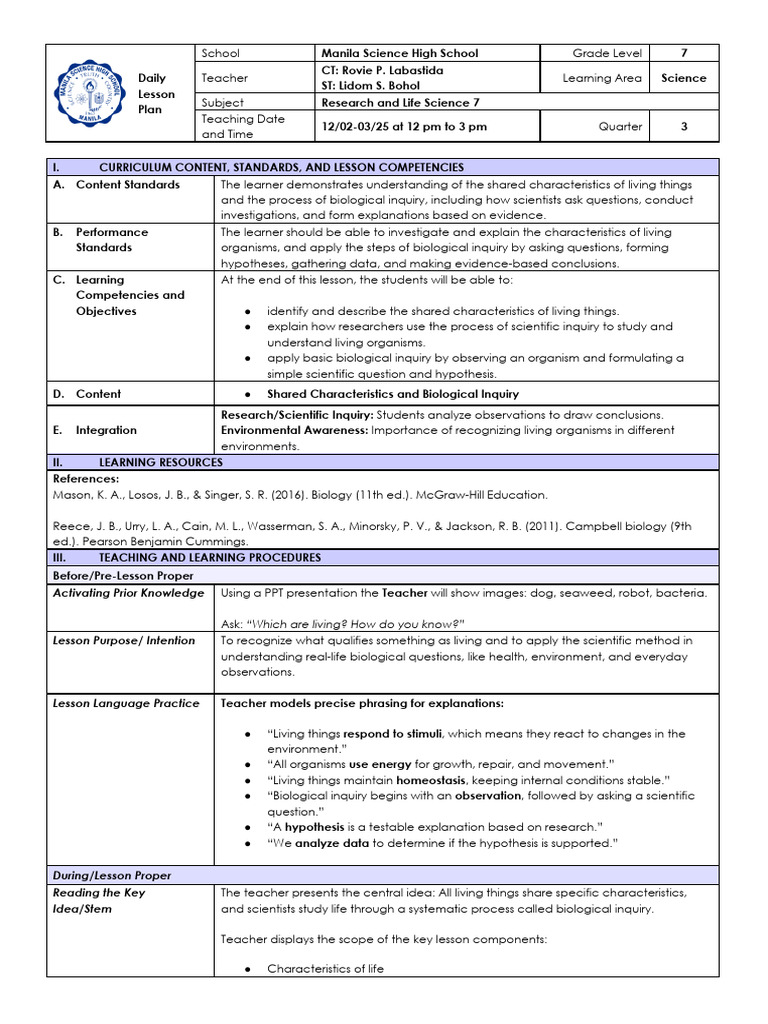 Week 1 | PDF | Scientific Method | Hypothesis
