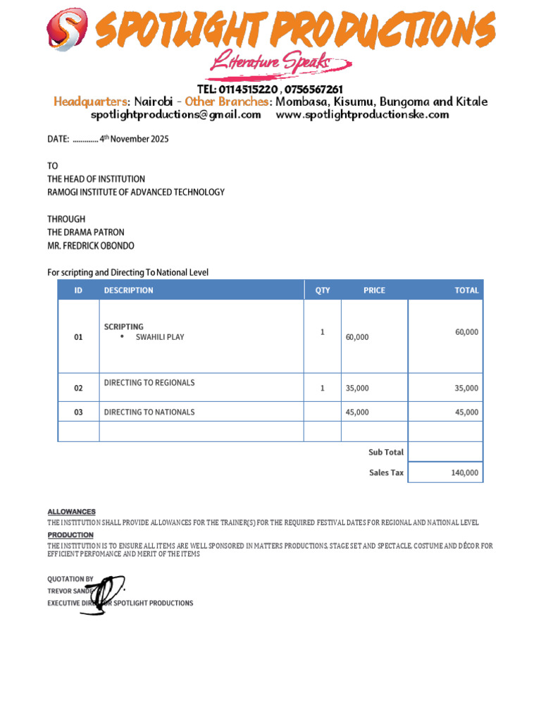 Riat Invoice | PDF