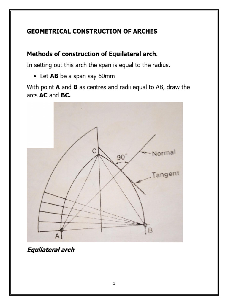 Geometry of Arches | PDF