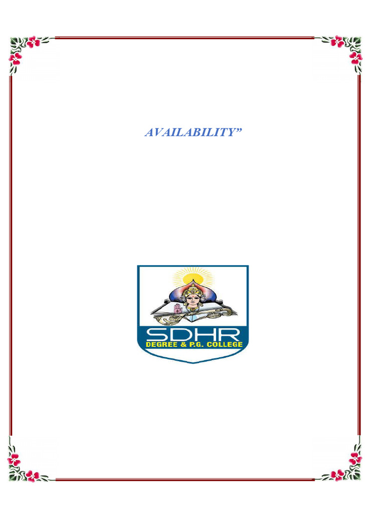 SAMPLE PROJECT | PDF