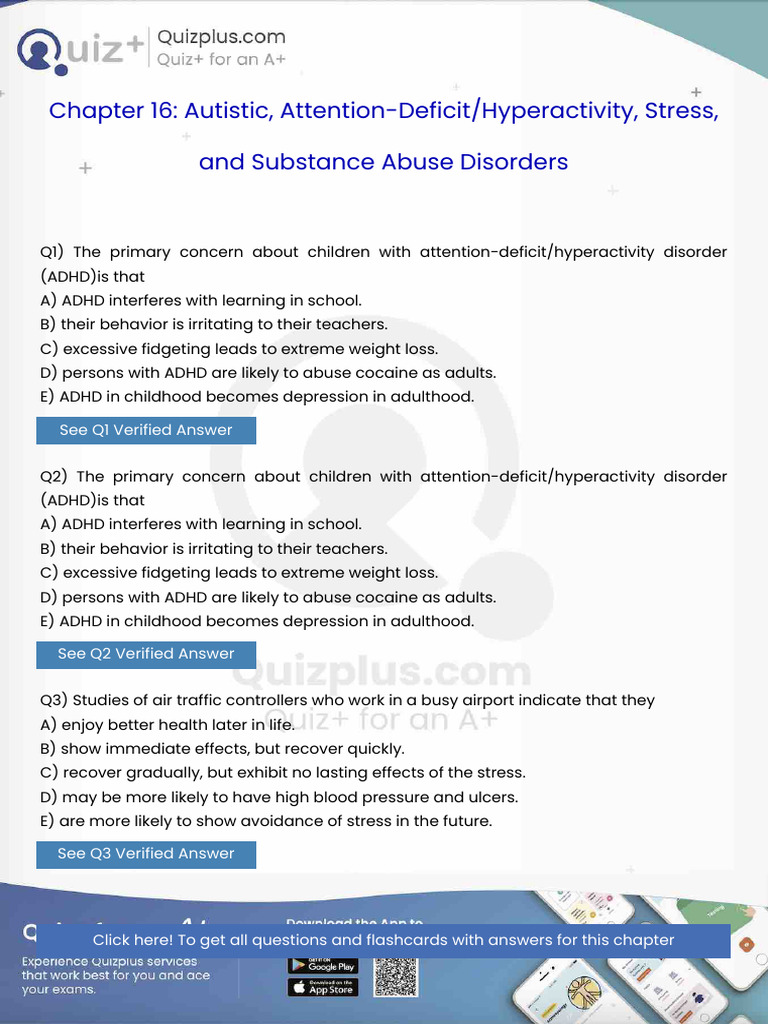 The Primary Concern About Children With Attentiondeficithyperactivity ...