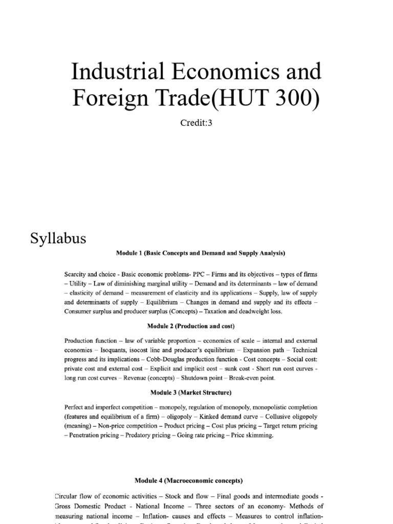 IEFT Module 1 2026 (2) | PDF | Demand | Elasticity (Economics)