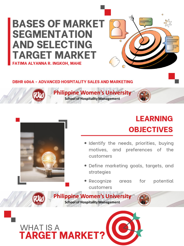 DBHR 606A - Bases of Market Segmentation and Selecting Target Market ...